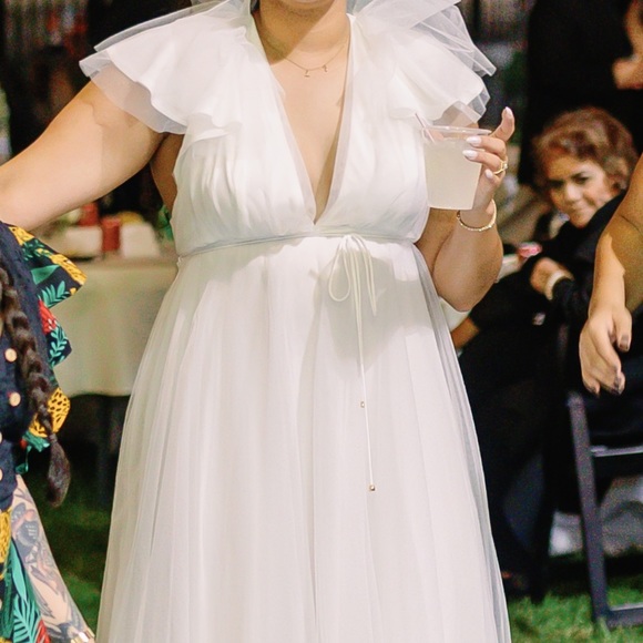 Hello Molly White Tulle Dress - Picture 7 of 7